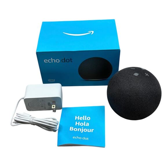 NEW Amazon Alexa Echo Dot B7W64E Original Box 4th Gen 2020 Release Smart Speaker - Picture 2 of 5